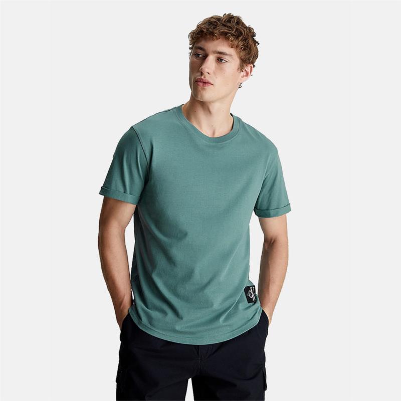 Calvin Klein Badge Turn Up Sleeve Ανδρικό T-shirt (9000175280_58606)