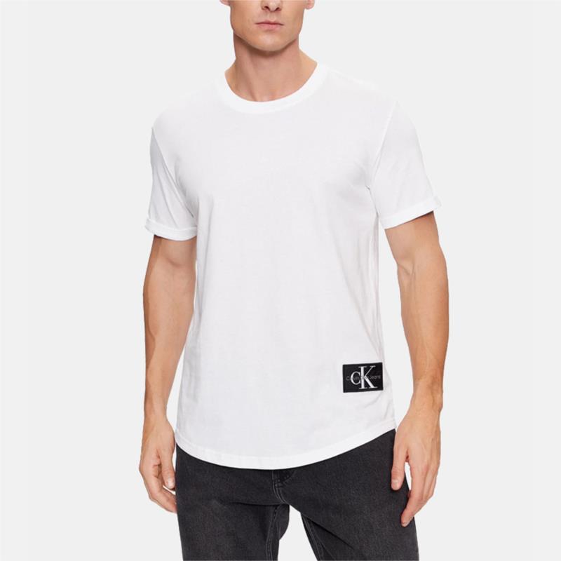 Calvin Klein Badge Turn Up Sleeve Ανδρικό T-shirt (9000175281_1726)