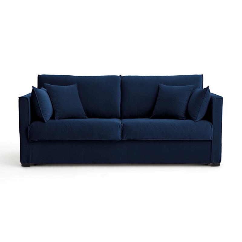 Πτυσσόμενος καναπές-κρεβάτι από βελούδο Μ102xΠ207xΥ87cm