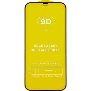TEMPERED GLASS 9D FOR IPHONE 14 PRO 6.1 BLACK FRAME