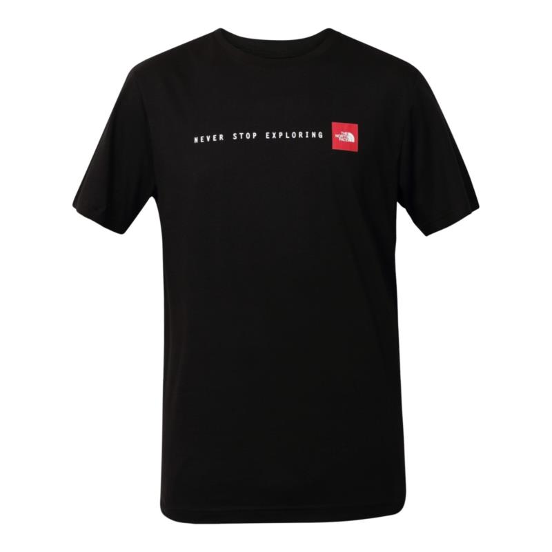 The North Face M S/S NEVER STOP EXPLORING TEE Μαύρο