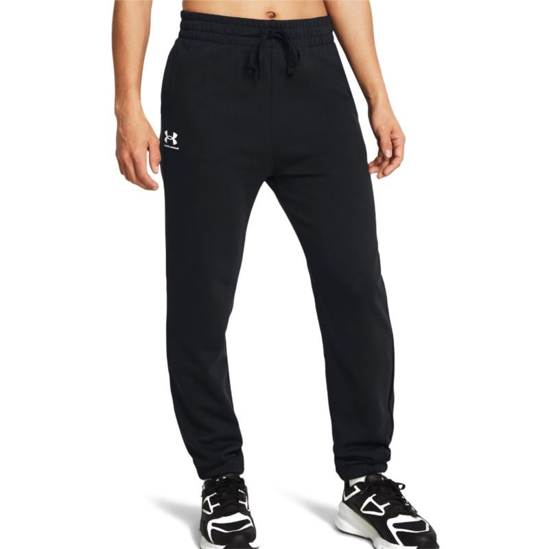 UNDER ARMOUR RIVAL TERRY JOGGER 1382735-001 Μαύρο