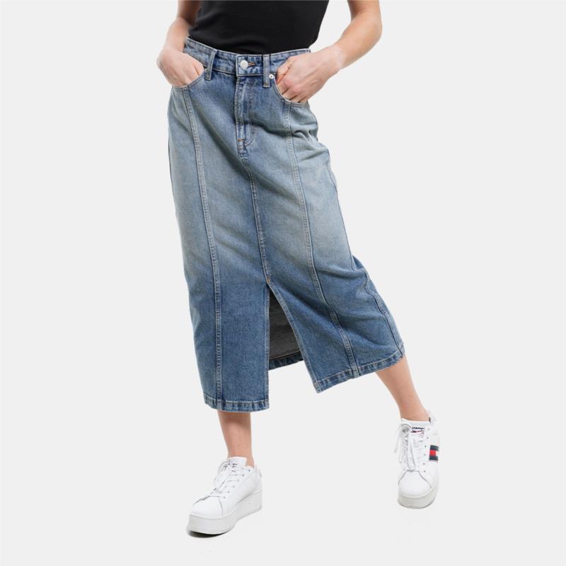 Tommy Jeans Claire High Rise Denim Midi Γυναικεία Φούστα (9000175229_49170)
