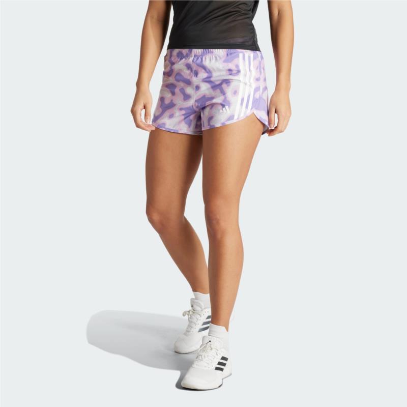 adidas Own The Run 3-Stripes Allover Print Shorts (9000181824_76838)