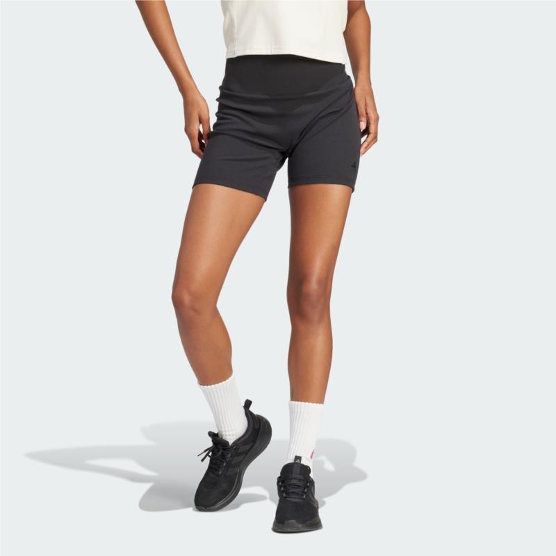 adidas sportswear Lounge Ribbed High-Waist Bike Shorts (9000182285_1469)