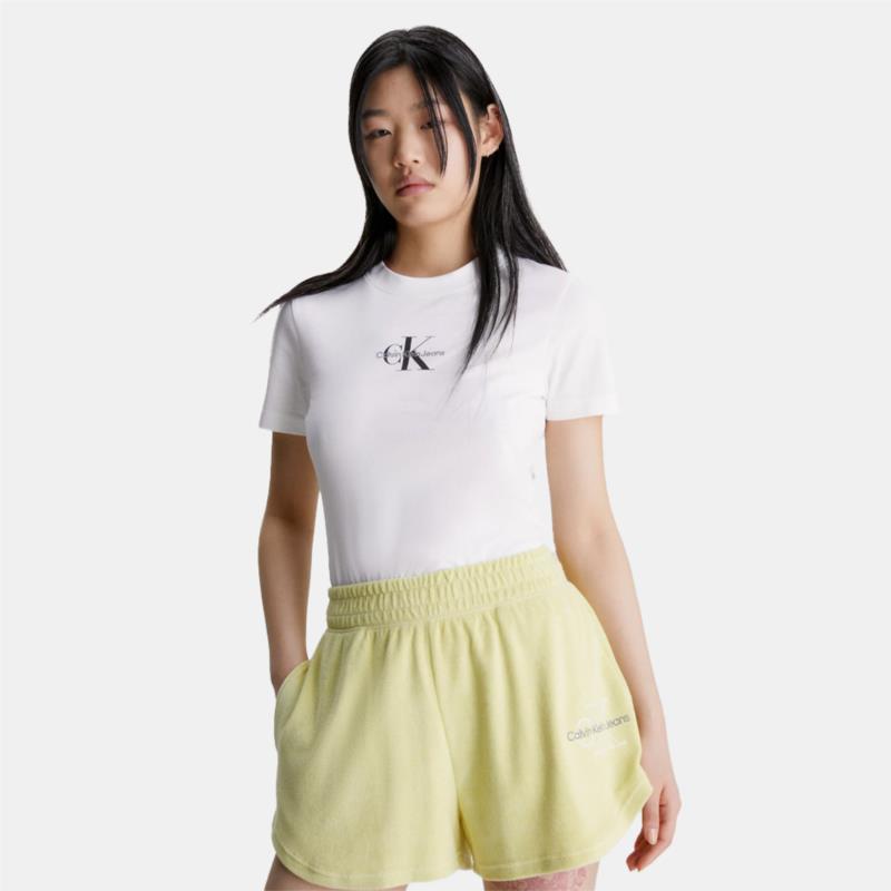 Calvin Klein Monologo Slim Fit Γυναικείο T-shirt (9000152658_1726)