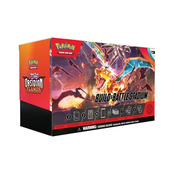 Κάισσα Pokemon TCG Scarlet & Violet Obsidian Flames Build & Battle Stadium Box - POK853975