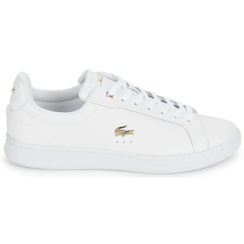 Γυναικεία Δερμάτινα Sneakers Lacoste Carnaby Pro 7-47SFA0040216 Λευκά/Χρυσά