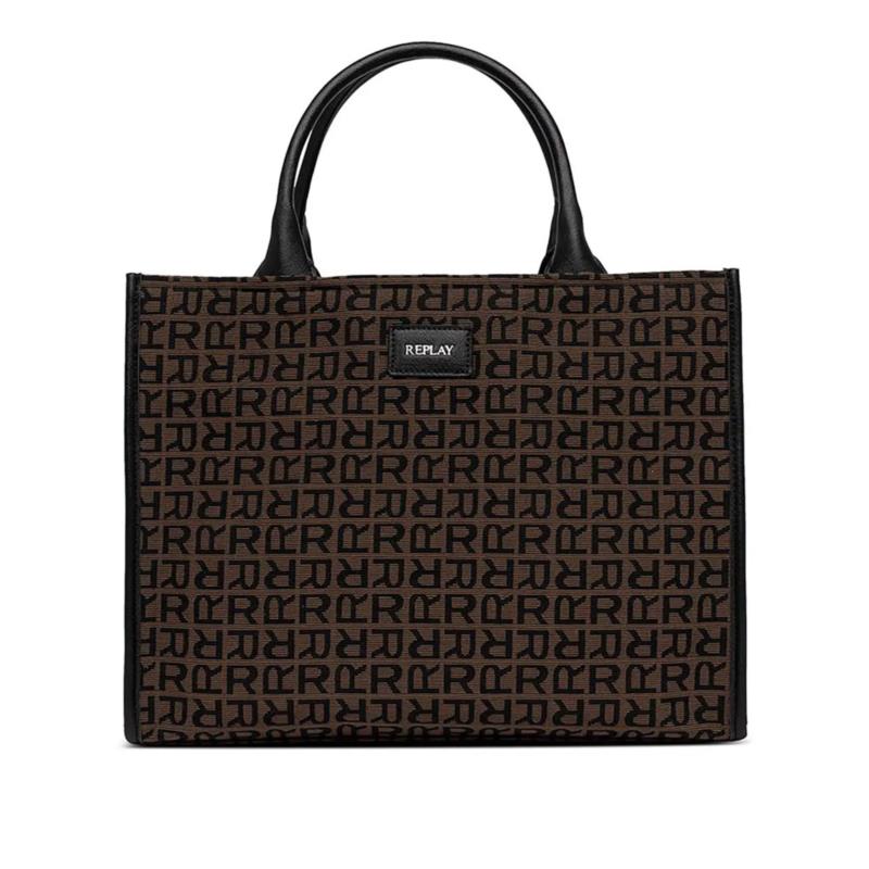 SAFFINAO PU LEATHER TOTE BAG WOMEN REPLAY