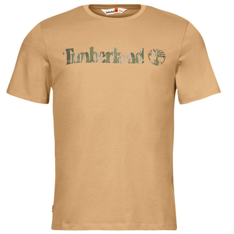 T-shirt με κοντά μανίκια Timberland Camo Linear Logo Short Sleeve Tee