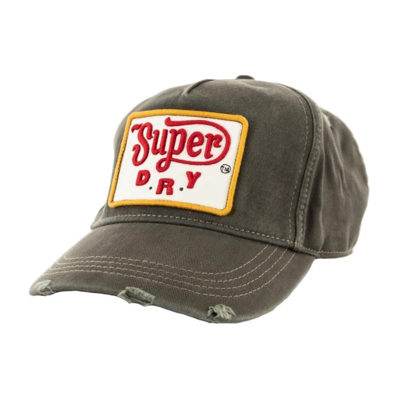 SUPERDRY D2 SDRY GRAPHIC TRUCKER CAP W9010177A-03O Χακί