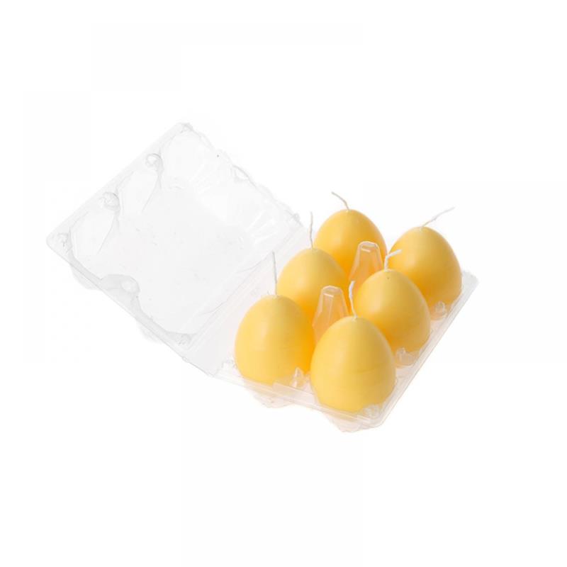Πασχαλινό Κερί Αυγό Σετ 6τμχ Κίτρινο iliadis 6εκ. 53002 (Χρώμα: Κίτρινο ) - Iliadis - il_53002