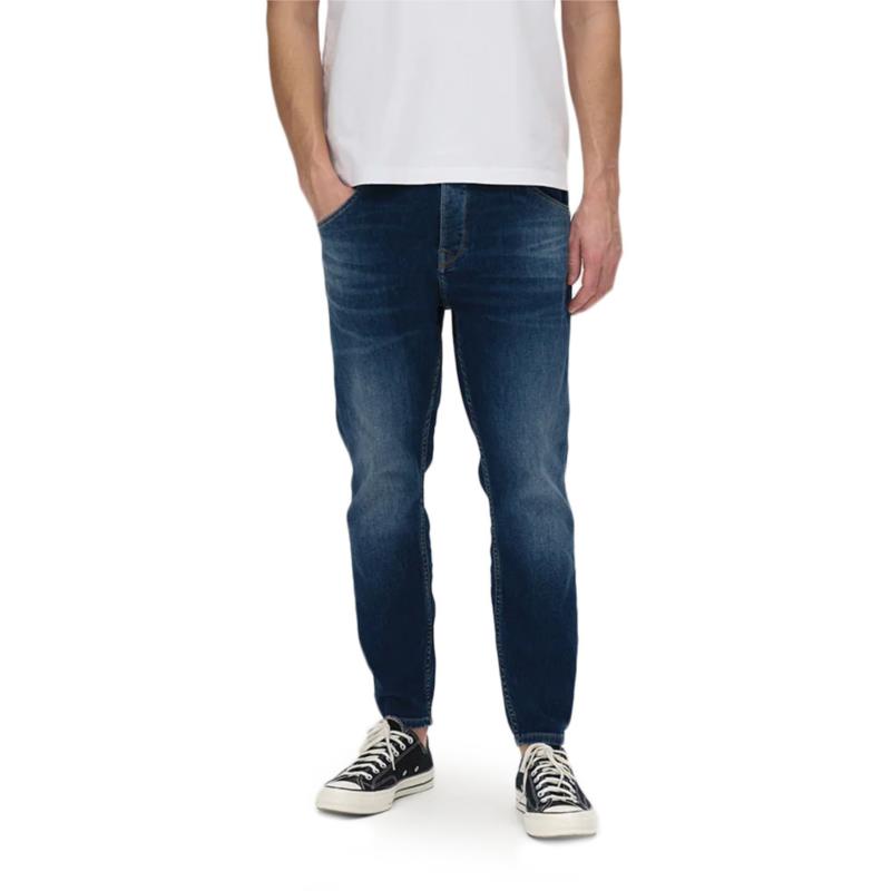 ALEX K4903 RELAXED TAPERED FIT JEANS MEN GABBA