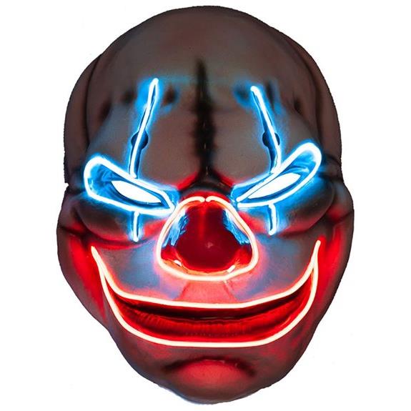 Wicked Costumes Αποκριατικη Μασκα Light Up Big Mouth Creepy Clown - 9897