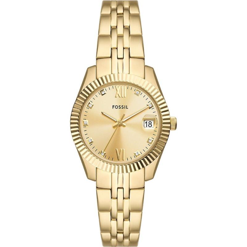 Fossil Scarlette - ES5338, Gold case with Stainless Steel Bracelet
