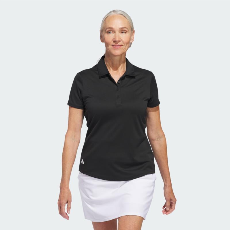 adidas Women'S Solid Performance Short Sleeve Polo Shirt (9000184614_1469)
