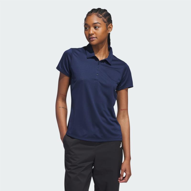 adidas Women'S Solid Performance Short Sleeve Polo Shirt (9000184616_24364)