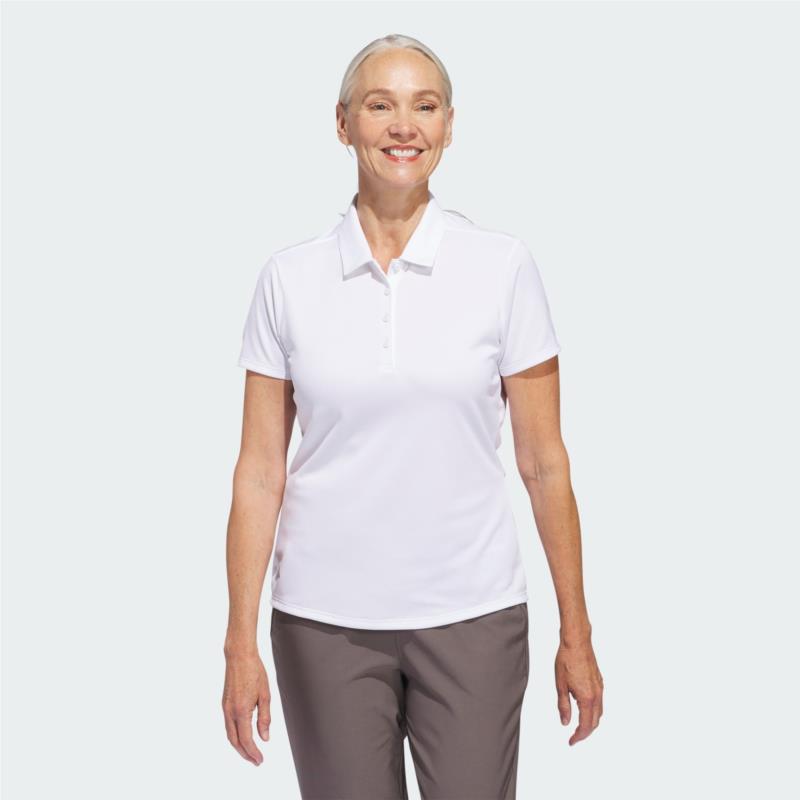 adidas Women'S Solid Performance Short Sleeve Polo Shirt (9000184615_1539)