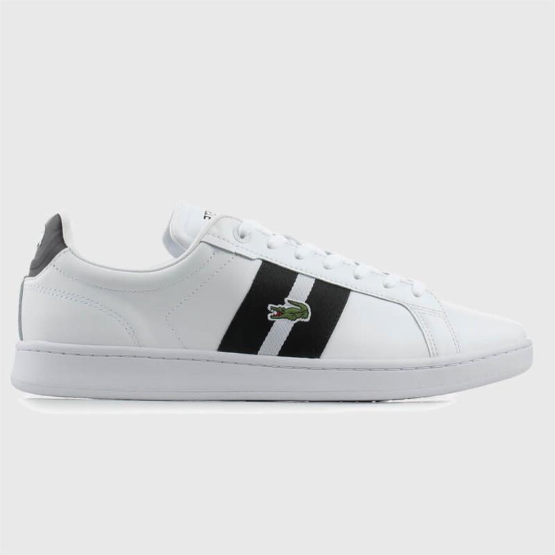 Ανδρικά Δερμάτινα Sneakers Lacoste Carnaby 7-47SMA0047147 Λευκό/Μαύρο