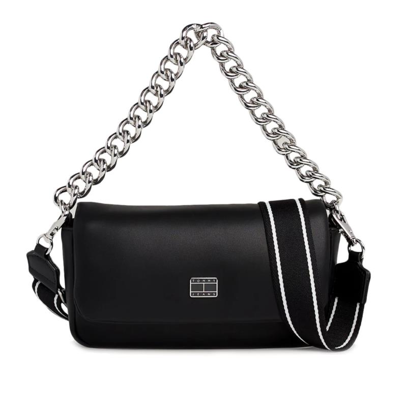 TOMMY JEANS CITY MONOGRAM CHAIN SMALL CROSSOVER BAG WOMEN