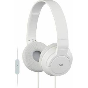 JVC HA-SR185 ON-EAR HEADPHONES WITH MICROPHONE WHITE
