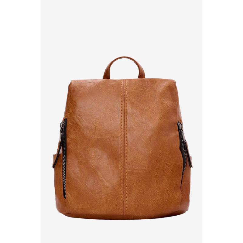 Backpack Μονόχρωμη 022440 CAMEL