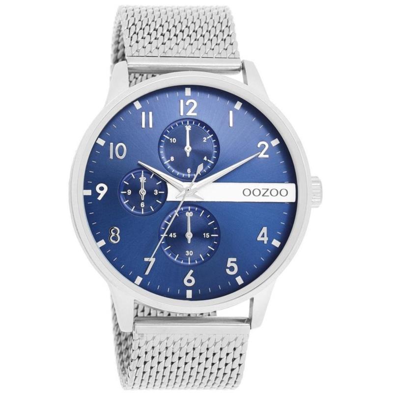 OOZOO Timepieces - C11300, Silver case with Stainless Steel Bracelet