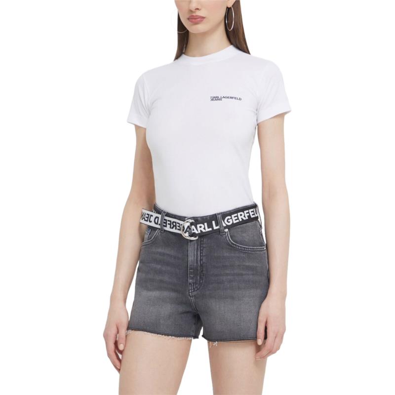 LOGO SLIM FIT T-SHIRT WOMEN KARL LAGERFELD