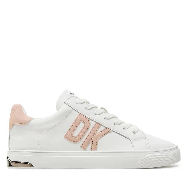 Γυναικεία Δερμάτινα Sneakers DKNY Abeni K3374256 Λευκά
