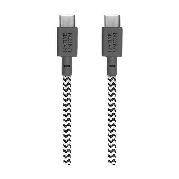 Native Union USB Type-C to USB Type-C Zebra 1.2m Καλώδιο