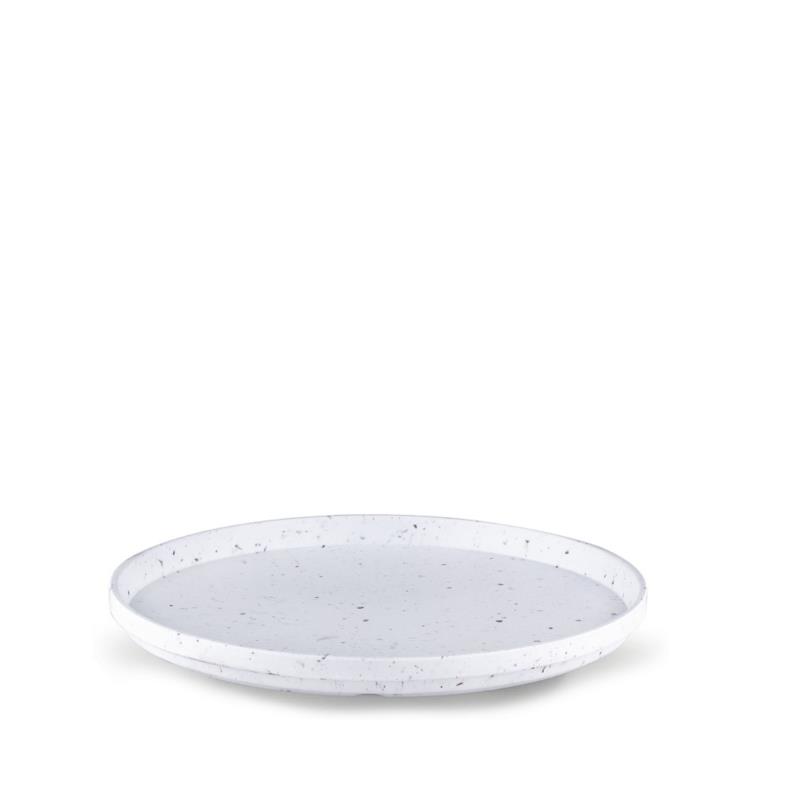 Πιάτο Φαγητού Ρηχό Μελαμίνης White Mosaico Gravity Matt ESPIEL 28εκ. MLF2334K36-6 (Σετ 6 Τεμάχια) (Υλικό: Μελαμίνη, Χρώμα: Λευκό, Μέγεθος: Μεμονωμένο) - ESPIEL - MLF2334K36-6