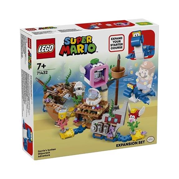 Lego Super Mario Dorrie's Sunken Shipwreck Adventure Expansion Set - 71432
