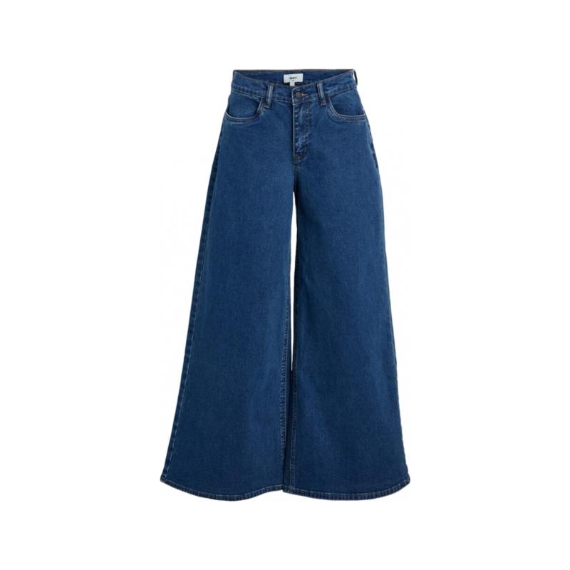 Παντελόνια Object Jeans Moji Wide - Medium Blue Denim