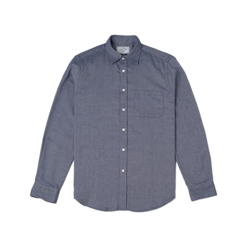 Πουκάμισο με μακριά μανίκια Portuguese Flannel Espiga Shirt - Blue