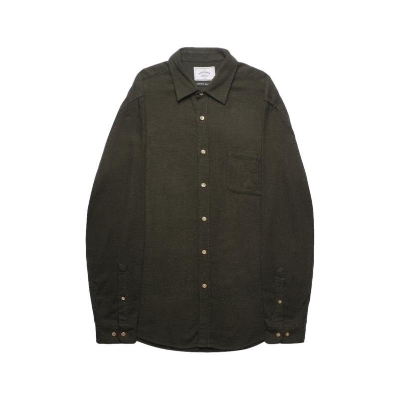 Πουκάμισο με μακριά μανίκια Portuguese Flannel Teca Shirt - Green