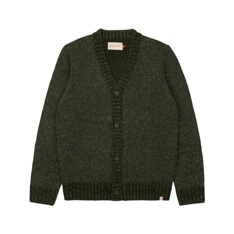 Παλτό Revolution Knit Cardigan 6543 - Army