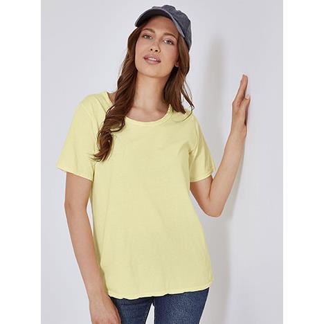 T-shirt με αφινίριστη λαιμόκοψη SM7639.4533+3