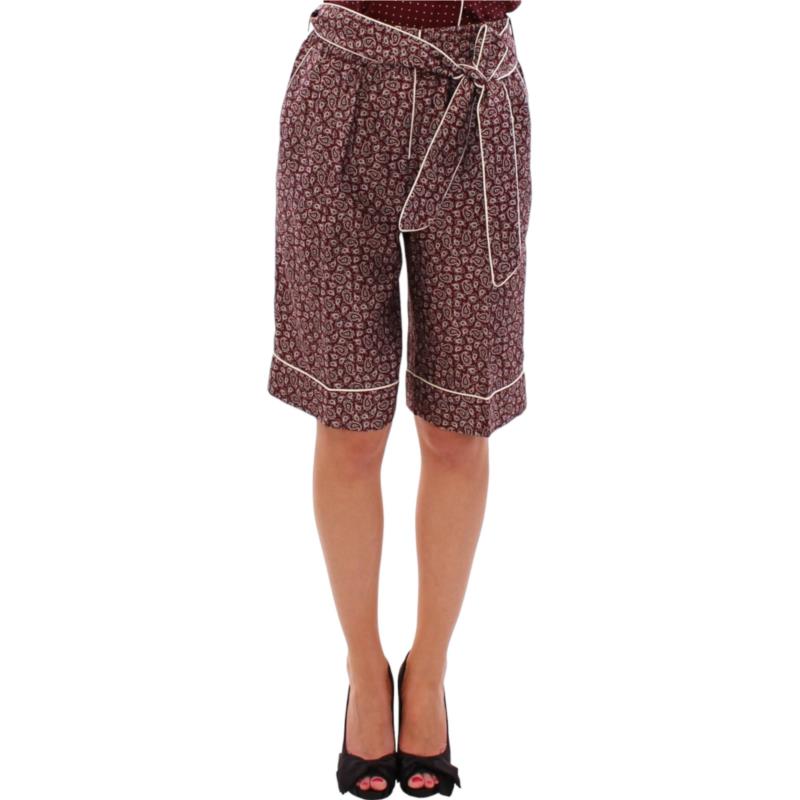 Dolce & Gabbana Chic Silk Pajama Shorts IT36