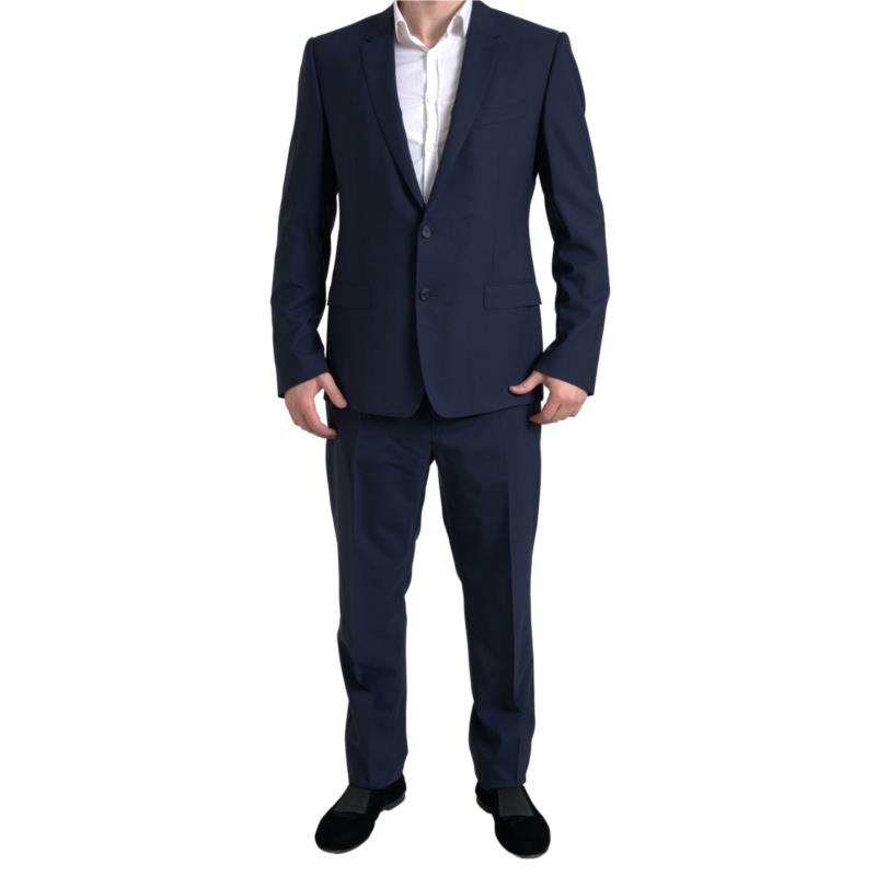 Dolce & Gabbana Blue 2 Piece Single Breasted MARTINI Suit IT56