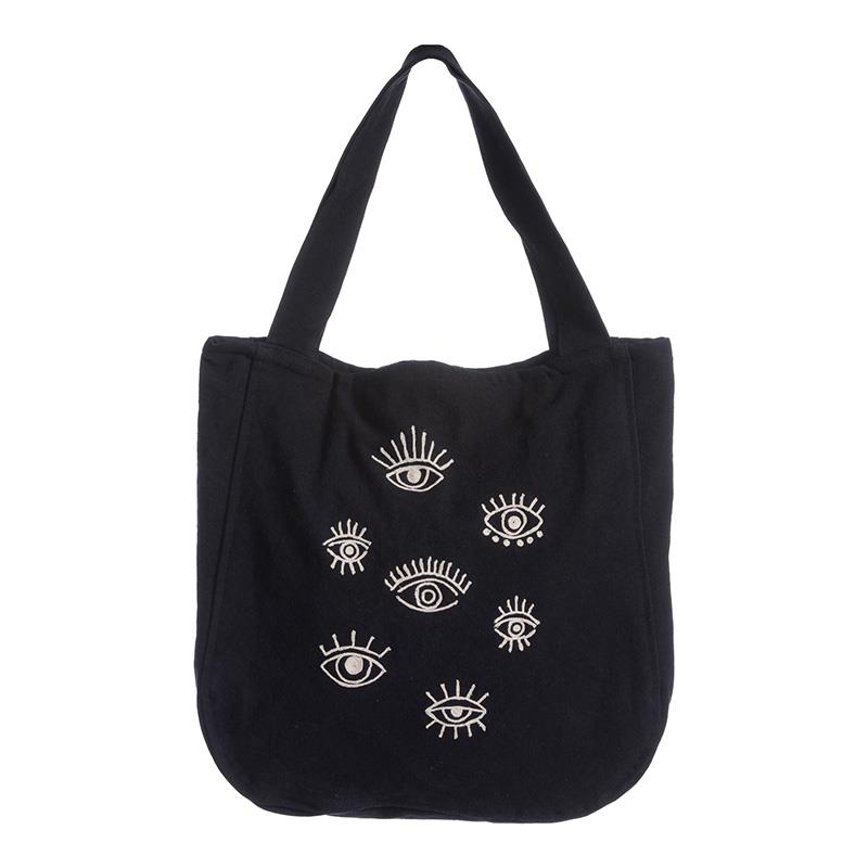 Τσάντα Θαλάσσης 45X45 Nef Nef Eyes On Me Black (45x45)