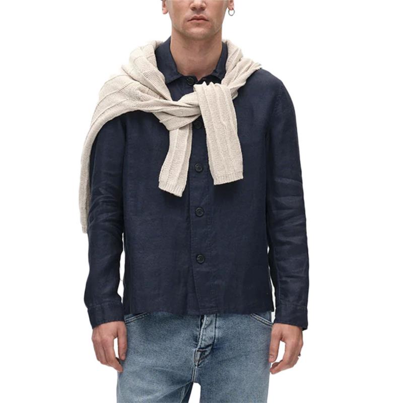 PETER LINEN LONGSLEEVE SHIRT MEN GABBA