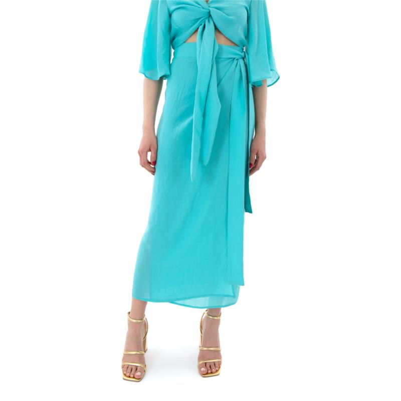 WRAP MAXI SKIRT WOMEN MOUTAKI