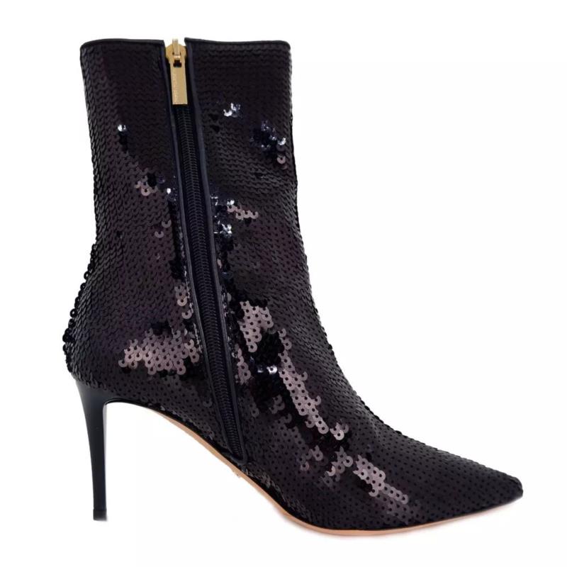 Elisabetta Franchi Sequined Elegance Ankle Boots EU36/US6