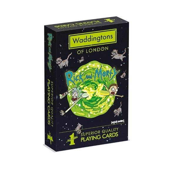 Winning Moves Επιτραπέζια Τράπουλα Waddingtons Rick and Morty - WM02910-EN1