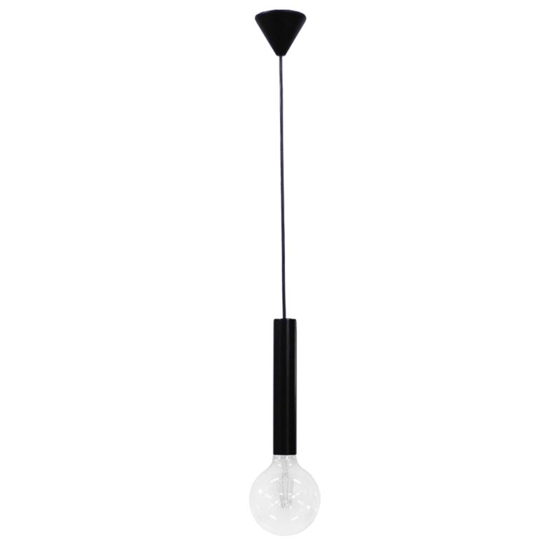 Φωτιστικό Οροφής Μονόφωτο Heronia Minimal 34-0184 Black