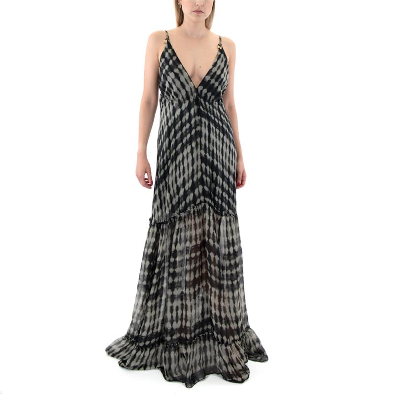 IVY PRINTED OPEN BACK SLEEVELESS MAXI DRESS WOMEN DOLCE DOMENICA