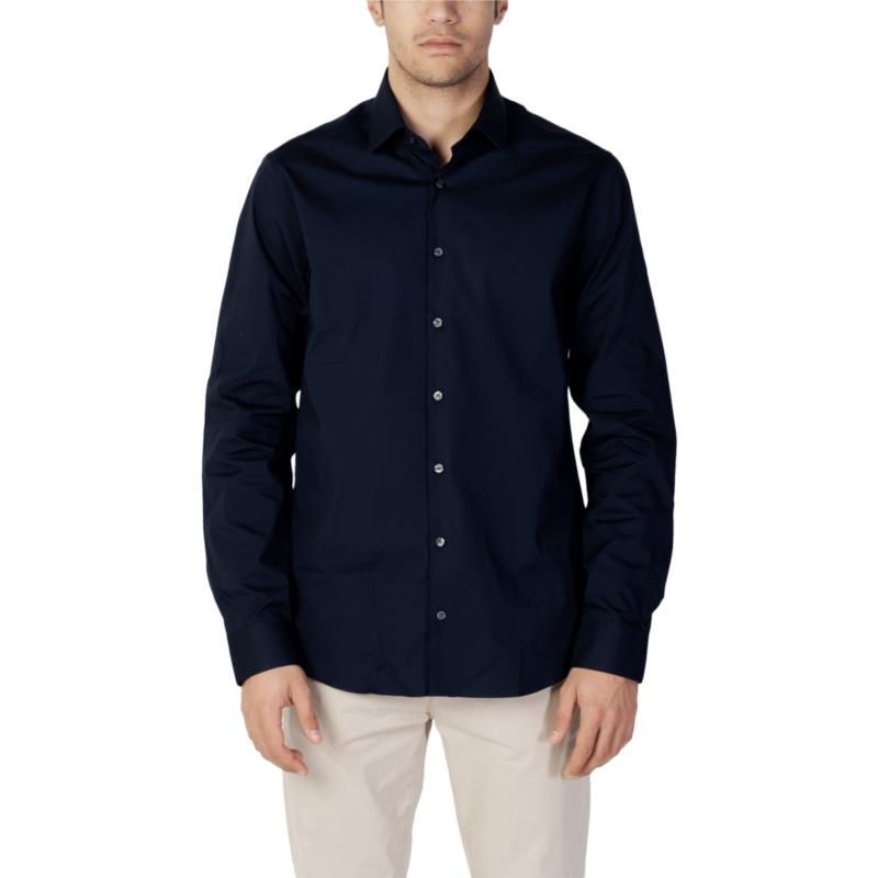 Πουκάμισο με μακριά μανίκια Calvin Klein Jeans POPLIN STRETCH SLIM K10K108229