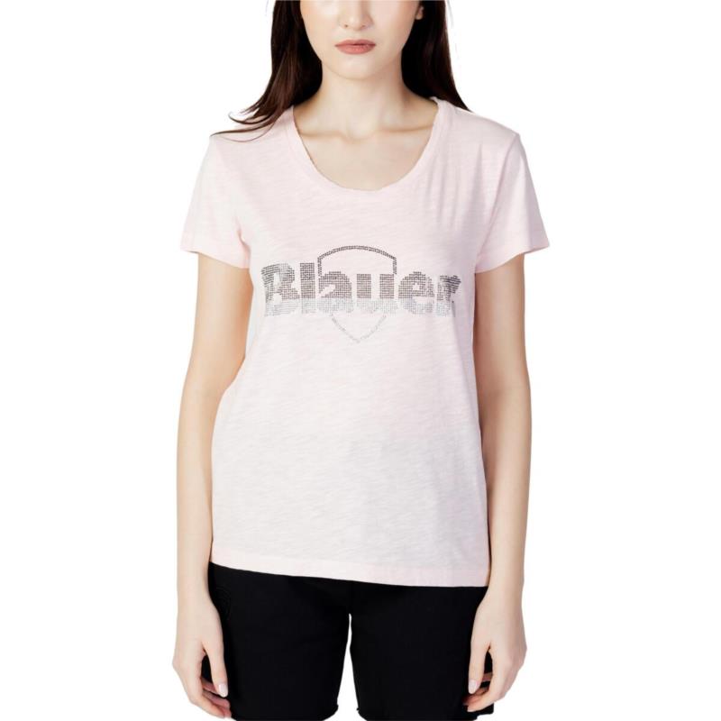 T-shirt με κοντά μανίκια Blauer LOGO PAILLETTES 23SBLDH02405-005707
