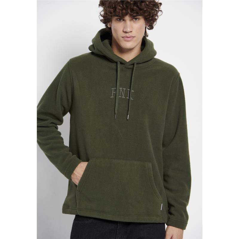 Φούτερ fleece με κουκούλα