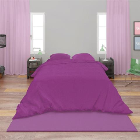 Παπλωματοθήκη Βαμβακερή Μονή Solid 501 160X240 Magenta DimCol (Ύφασμα: Βαμβάκι 100%, Χρώμα: Magenta, Μέγεθος: Μονά) - DimCol - 33120823001